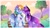 Size: 3432x1905 | Tagged: safe, artist:aaa-its-spook, imported from derpibooru, rainbow dash, twilight sparkle, alicorn, pegasus, pony, alternate hairstyle, bench, blaze (coat marking), bush, cheek fluff, chest fluff, coat markings, colored wings, dialogue, ear fluff, ethereal mane, eye clipping through hair, eyebrows, eyebrows visible through hair, eyes closed, facial markings, female, floppy ears, folded wings, hoof fluff, kissing, lesbian, mare, marriage proposal, multicolored wings, nervous, nuzzling, shipping, sitting, smooch, spread wings, starry mane, tree, twidash, twilight sparkle (alicorn), wing fluff, wings