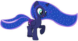 Size: 10702x5724 | Tagged: safe, artist:laszlvfx, imported from derpibooru, princess luna, pony, absurd resolution, simple background, solo, transparent background, vector, younger