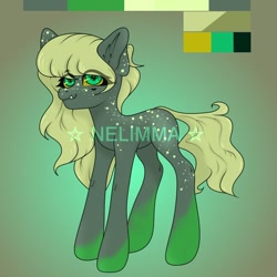 Size: 868x868 | Tagged: safe, artist:nel_liddell, imported from derpibooru, oc, oc only, earth pony, pony, ear fluff, earth pony oc, freckles, reference sheet, solo
