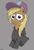Size: 2570x3798 | Tagged: safe, artist:pinkchalk, ponerpics exclusive, oc, oc only, oc:hay bale, earth pony, baseball cap, cap, clothes, ear fluff, featured image, freckles, gray background, hat, hoodie, looking at you, simple background, solo