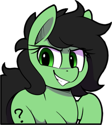 Size: 461x516 | Tagged: safe, artist:shinodage, imported from ponybooru, oc, oc only, oc:filly anon, earth pony, pony, female, filly, looking at you, simple background, transparent background