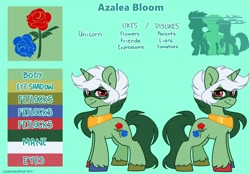 Size: 4096x2844 | Tagged: safe, artist:cottonsweets, imported from derpibooru, oc, oc:azalea bloom, crossover, female, pokémon, reference sheet, roserade, trans female, transgender