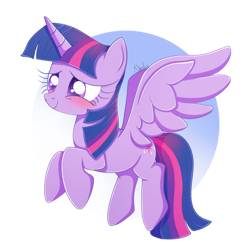 Size: 1024x1024 | Tagged: safe, artist:nnaly, imported from derpibooru, twilight sparkle, alicorn, pony, blushing, cute, female, flying, mare, simple background, smiling, solo, transparent background, twiabetes, twilight sparkle (alicorn)