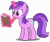 Size: 5600x4700 | Tagged: safe, artist:mundschenk85, imported from derpibooru, amethyst star, sparkler, pony, unicorn, absurd resolution, background pony, clipboard, female, glowing horn, horn, levitation, magic, magic aura, mare, quill, show accurate, simple background, solo, telekinesis, transparent background, vector