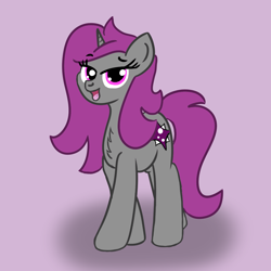 Size: 1200x1200 | Tagged: safe, artist:dafiltafish, imported from derpibooru, oc, oc only, oc:stardust, pony, unicorn, pink background, simple background, solo