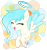 Size: 862x922 | Tagged: safe, artist:pure-blue-heart, imported from derpibooru, oc, oc only, original species, pegasus, pony, bust, closed species, cocktail colt, female, halo, mare, portrait, solo