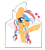 Size: 600x671 | Tagged: safe, artist:ninnydraws, imported from derpibooru, oc, oc only, oc:ember, oc:ember (hwcon), pony, cute, envelope, heart, heart eyes, hearth's warming con, letter, netherlands, solo, wingding eyes