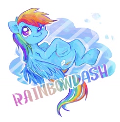 Size: 1474x1501 | Tagged: safe, artist:osawari64, imported from derpibooru, rainbow dash, pegasus, pony, abstract background, cute, dashabetes, female, mare, solo