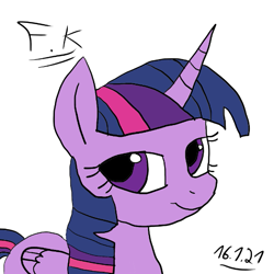 Size: 611x611 | Tagged: safe, artist:fsnyion, imported from derpibooru, twilight sparkle, alicorn, pony, solo, twilight sparkle (alicorn)