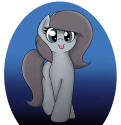 Size: 1982x2048 | Tagged: safe, artist:axlearts, oc, oc only, oc:delpone, earth pony, pony, :p, cute, female, looking at you, mare, silly, solo, tongue out