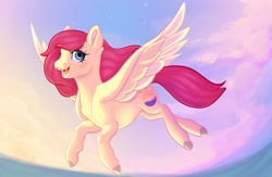 Size: 1280x832 | Tagged: safe, artist:isorrayi, imported from derpibooru, oc, oc only, pegasus, pony, female, flying, mare, solo