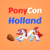 Size: 1024x1024 | Tagged: safe, imported from derpibooru, oc, oc only, oc:stroop, oc:stroopwafeltje, oc:waffles, pony, unicorn, convention:ponyconholland, food, holland, male, netherlands, orange background, ponycon holland, ponyconholland, simple background, solo, stallion, waffle