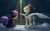 Size: 6400x4000 | Tagged: safe, artist:isorrayi, imported from derpibooru, oc, oc only, classical unicorn, pegasus, pony, unicorn, absurd resolution, christmas, clothes, cloven hooves, female, hat, holiday, leonine tail, mare, santa hat, scarf, unshorn fetlocks