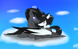 Size: 2066x1316 | Tagged: safe, artist:jane969, artist:janeblood969, imported from derpibooru, oc, oc:jane blood, oc:shadow warp, pegasus, commission, cuddling