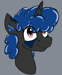 Size: 1649x1997 | Tagged: safe, artist:dark shadow, imported from derpibooru, oc, oc only, pony, unicorn, bust, simple background, solo