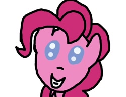 Size: 640x495 | Tagged: safe, artist:whistle blossom, imported from derpibooru, pinkie pie, earth pony, pony, cute, diapinkes, female, looking at you, mare, simple background, smiling, smiling at you, solo, white background