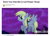 Size: 1727x1238 | Tagged: safe, edit, edited screencap, imported from derpibooru, screencap, derpy hooves, spike, pegasus, pony, do princesses dream of magic sheep, season 5, beefspike, cross-eyed, derpygate, derpysaur, downvote bait, riding, solo, watchpony, website