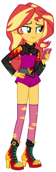 Size: 1024x3136 | Tagged: safe, artist:emeraldblast63, artist:sapphiregamgee, imported from derpibooru, sunset shimmer, human, equestria girls, boots, clothes, female, gloves, iphone, jacket, leather jacket, motorcross, shoes