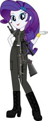 Size: 1660x4096 | Tagged: safe, artist:edy_january, imported from derpibooru, rarity, human, unicorn, equestria girls, american, assault rifle, boots, call of duty, call of duty black ops, call of duty black ops cold war, call of duty: black ops, call of duty: black ops cold war, clothes, eqg promo pose set, gloves, gun, humanized, marine, marines, motorcross, remington 700, rifle, shoes, sniper, sniper rifle, solo, u.s marines, usmc, vietnam, vietnam war, vietnam war series, weapon, xm177e1, xm4