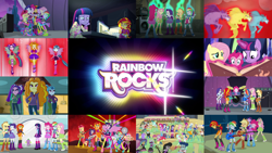 Size: 1964x1105 | Tagged: safe, edit, edited screencap, editor:quoterific, imported from derpibooru, screencap, adagio dazzle, apple bloom, applejack, aqua blossom, aria blaze, blueberry cake, bon bon, brawly beats, captain planet, cherry crash, curly winds, derpy hooves, fido, flash sentry, fluttershy, fuchsia blush, lavender lace, lyra heartstrings, microchips, mystery mint, octavia melody, paisley, photo finish, pinkie pie, pixel pizazz, rainbow dash, rarity, ringo, rover, sandalwood, sci-twi, scootaloo, scribble dee, snails, snips, some blue guy, sonata dusk, spike, spot, sunset shimmer, sweetie belle, sweetie drops, thunderbass, trixie, twilight sparkle, valhallen, violet blurr, wiz kid, alicorn, dog, dragon, earth pony, human, pegasus, pony, siren, equestria girls, rainbow rocks, angry, book, boots, clothes, covering ears, eyes closed, female, glowing horn, guitar, horn, humane five, humane seven, humane six, magic, magic aura, male, musical instrument, open mouth, sharp teeth, shoes, spike the dog, sweater, teeth, the dazzlings, trio, trio female, twilight sparkle (alicorn), twilight's castle