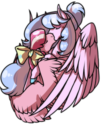 Size: 1024x1241 | Tagged: safe, artist:oneiria-fylakas, imported from derpibooru, oc, oc only, pegasus, pony, bust, female, kissing, mare, portrait, simple background, transparent background