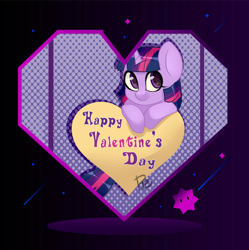 Size: 1280x1284 | Tagged: safe, artist:gloriaartist, artist:starflightsparkleyt, imported from derpibooru, twilight sparkle, pony, heart, solo