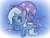 Size: 2048x1536 | Tagged: safe, artist:larrykitty, artist:php156, imported from derpibooru, trixie, pony, unicorn, my little pony: pony life, cheek fluff, chest fluff, clothes, cute, diatrixes, female, g4.5, hat, looking at you, open mouth, pony life, solo, trixie's hat