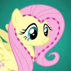 Size: 236x236 | Tagged: safe, artist:letseathay, imported from derpibooru, fluttershy, pegasus, pony, female, gradient background, heart, heart shaped, mare, mind blown, solo