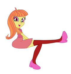 Size: 3014x3150 | Tagged: safe, artist:gmaplay, imported from derpibooru, citrus blush, equestria girls, clothes, equestria girls-ified, simple background, socks, solo, thigh highs, tights, transparent background