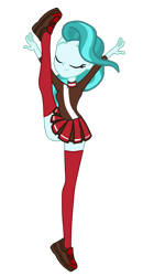 Size: 1048x2008 | Tagged: safe, artist:gmaplay, imported from derpibooru, lighthoof, equestria girls, cheerleader, cheerleader outfit, clothes, equestria girls-ified, simple background, solo, transparent background, zettai ryouiki