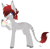 Size: 1706x1685 | Tagged: safe, artist:melodytheartpony, imported from derpibooru, oc, earth pony, hybrid, pony, cute, emo, feral, fluffy, male, that gay shit