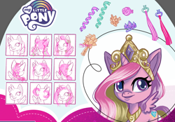 Size: 1000x696 | Tagged: safe, artist:vanessa mack, imported from derpibooru, princess cadance, pony, my little pony: pony life, concept art, g4.5, official, pony life, toy