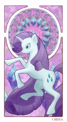Size: 2452x4400 | Tagged: safe, artist:tim8i, imported from derpibooru, rarity, pony, unicorn, diamond, female, high res, jewelry, mare, solo