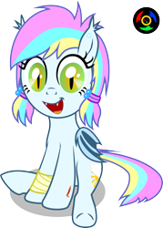 Size: 1815x2537 | Tagged: safe, artist:kyoshyu, imported from derpibooru, oc, oc only, oc:eclaircie clearing, bat pony, pony, female, filly, simple background, solo, transparent background, vector