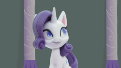 Size: 1920x1080 | Tagged: safe, imported from derpibooru, screencap, rarity, pony, my little pony: pony life, my little pony: stop motion short, rarity's paintful pony portrait, g4.5, pony life, solo, stop motion