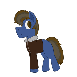 Size: 1000x1000 | Tagged: safe, artist:derpy_the_duck, imported from derpibooru, oc, oc only, oc:clint, earth pony, pony, clothes, solo