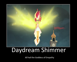 Size: 1099x880 | Tagged: safe, artist:thejboy88, edit, edited screencap, imported from derpibooru, screencap, sunset shimmer, equestria girls, friendship games, daydream shimmer, motivational poster, solo