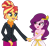 Size: 1024x951 | Tagged: safe, artist:emeraldblast63, imported from derpibooru, pipp petals, sunset shimmer, equestria girls, the last problem, bare shoulders, clothes, dress, duo, duo female, equestria girls-ified, female, future, g4, g5, g5 to equestria girls, g5 to g4, greek, greek clothes, grin, holding hands, looking at each other, older, older sunset, open mouth, pipp, principal shimmer, principal sunset, simple background, sleeveless, smiling, strapless, teeth, transparent background, vector