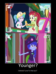 Size: 1074x1432 | Tagged: safe, artist:thejboy88, edit, edited screencap, imported from derpibooru, screencap, rose heart, space camp, space camp (character), summer solstice (character), equestria girls, equestria girls series, five lines you need to stand in, spoiler:eqg series (season 2), camera shot, implied princess celestia, implied princess luna, not celestia, not luna, summer solstice (g4)