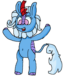 Size: 518x620 | Tagged: safe, artist:xppp1n, imported from ponybooru, trixie, kirin, kirin-ified, simple background, solo, species swap, transparent background