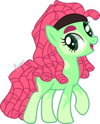 Size: 2710x3372 | Tagged: safe, artist:kurosawakuro, imported from derpibooru, oc, oc only, earth pony, pony, base used, female, magical lesbian spawn, mare, offspring, parent:cheerilee, parent:tree hugger, simple background, solo, transparent background