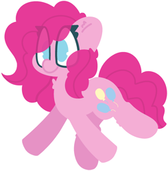 Size: 1989x2030 | Tagged: safe, artist:moonydusk, imported from derpibooru, pinkie pie, earth pony, pony, female, mare, simple background, solo, transparent background