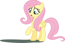 Size: 2994x2003 | Tagged: safe, artist:dash-o-salt, imported from derpibooru, fluttershy, pegasus, pony, concerned, female, looking down, mare, shadow, simple background, solo, transparent background, vector