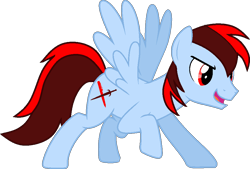 Size: 939x636 | Tagged: safe, artist:pegasski, imported from derpibooru, oc, oc only, oc:solar, pegasus, pony, base used, male, open mouth, pegasus oc, raised hoof, simple background, solo, stallion, transparent background, wings