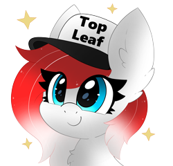 Size: 2812x2704 | Tagged: safe, artist:pegamutt, imported from derpibooru, oc, oc only, oc:making amends, pony, bust, cap, commission, cute, eye clipping through hair, hat, ocbetes, simple background, solo, top gun hat, transparent background, ych result