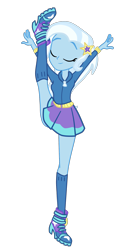 Size: 1048x2008 | Tagged: safe, artist:gmaplay, imported from derpibooru, trixie, equestria girls, flexible, holding leg, simple background, solo, splits, standing, standing on one leg, standing splits, strategically covered, transparent background