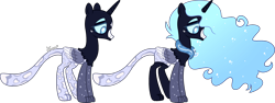 Size: 2746x1028 | Tagged: safe, artist:kurosawakuro, imported from derpibooru, oc, oc only, draconequus, hybrid, base used, female, interspecies offspring, offspring, parent:discord, parent:princess luna, parents:lunacord, simple background, solo, transparent background