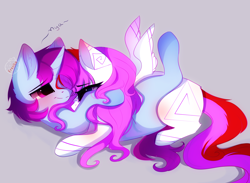 Size: 4500x3291 | Tagged: safe, artist:1fresita, artist:krissstudios, imported from derpibooru, oc, oc only, oc:mizhore, pony, unicorn, female, lying down, mare, prone, sleeping