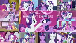 Size: 1280x720 | Tagged: safe, edit, edited screencap, editor:quoterific, imported from derpibooru, screencap, applejack, opalescence, pinkie pie, rainbow dash, rarity, twilight sparkle, alicorn, cat, earth pony, pegasus, pony, unicorn, dragon dropped, equestria girls, equestria girls (movie), friendship university, gauntlet of fire, it isn't the mane thing about you, rarity's biggest fan, simple ways, the crystal empire, the saddle row review, the ticket master, three's a crowd, what about discord?, spoiler:interseason shorts, alternate hairstyle, applejack's hat, big crown thingy, canterlot, carousel boutique, clothes, collage, cowboy hat, disguise, duo, duo female, element of magic, eyepatch, eyes closed, fainting couch, female, food, gritted teeth, hat, holding hooves, hoof on chin, hooves on cheeks, hug, ice cream, jewelry, looking up, mare in the moon, moon, open mouth, plainity, rarilight, rarilight confront, rarity for you, regalia, robe, school of friendship, shipping, shocked, sitting, teeth, train station, twilight sparkle (alicorn), twilight's castle, unicorn twilight, walking