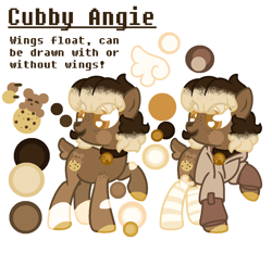 Size: 1180x1100 | Tagged: source needed, useless source url, safe, artist:cuddlygrizzly, imported from derpibooru, oc, oc:cubby angie, bear, earth pony, pony, cute, ponysona, reference sheet
